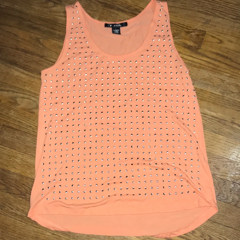Top with Silver studs
